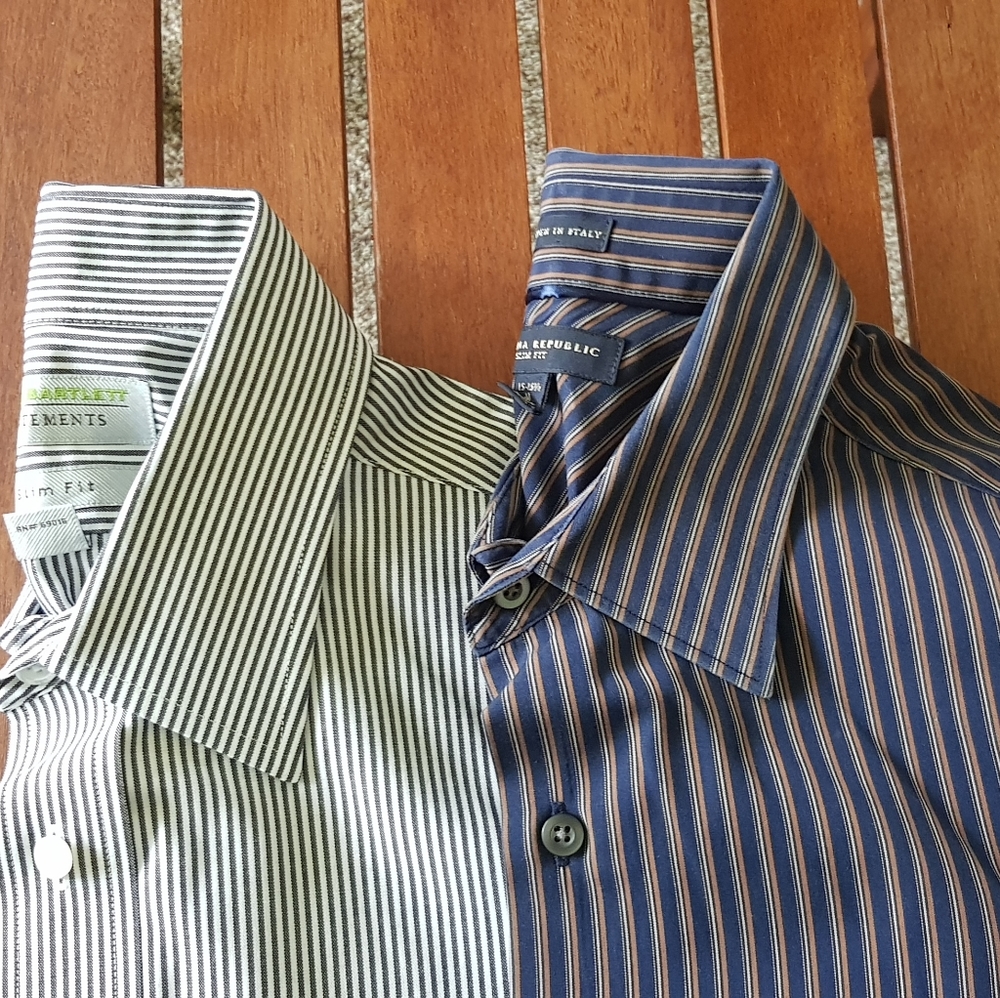 2PK Mens Slimfit Dresshirt